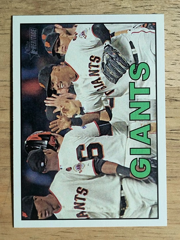 2016 Topps Heritage #370 San Francisco Giants