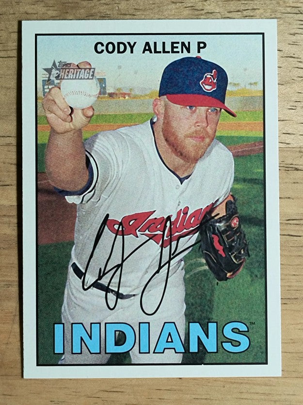2016 Topps Heritage #372 Cody Allen