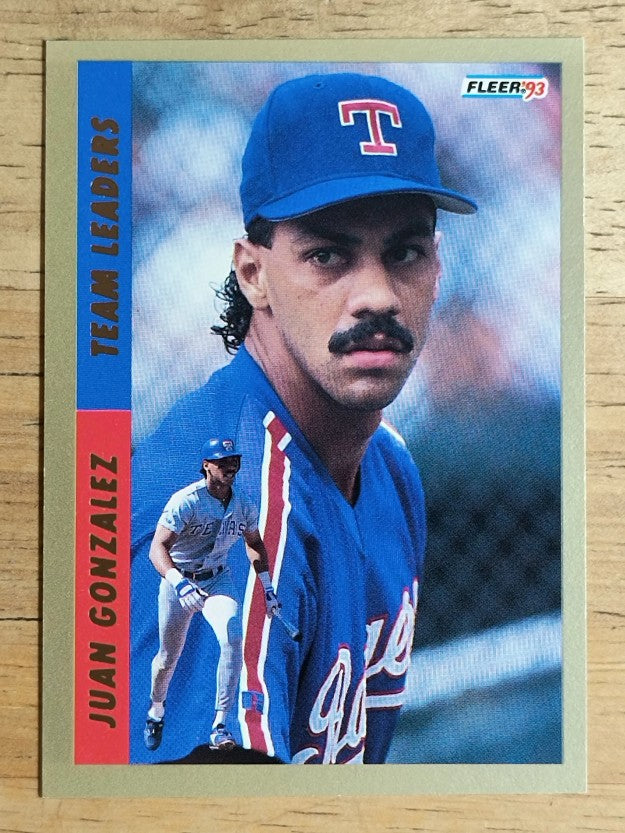 1993 Fleer Team Leaders #AL8 Juan Gonzalez