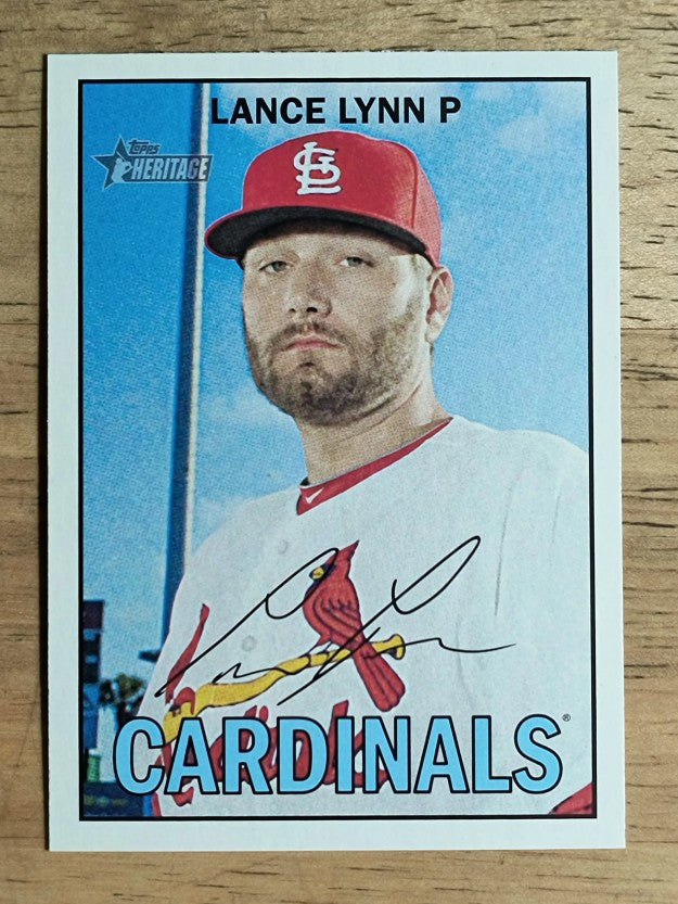 2016 Topps Heritage #411 Lance Lynn