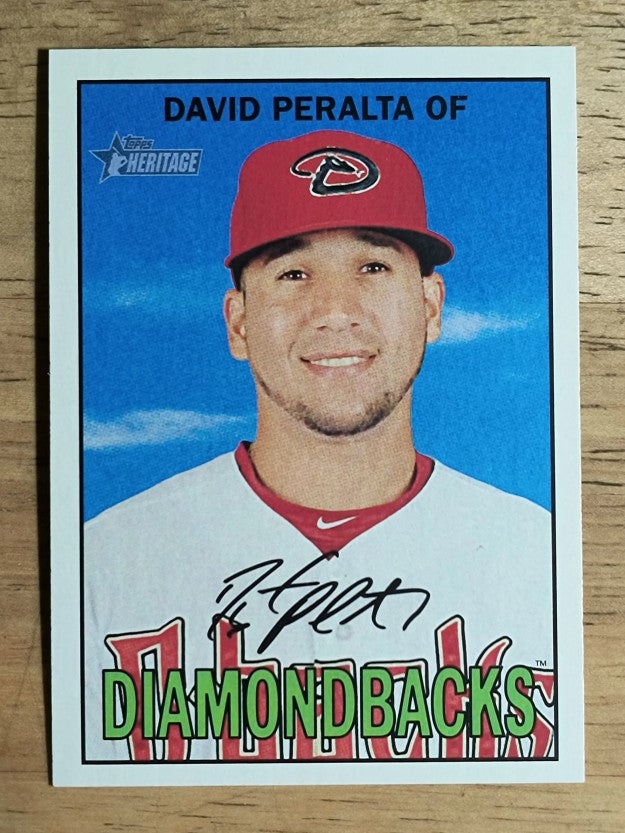 2016 Topps Heritage #476 David Peralta SP