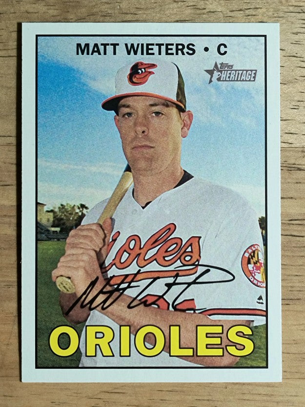 2016 Topps Heritage #546 Matt Wieters
