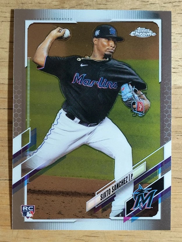2021 Topps Chrome #193 Sixto Sanchez RC