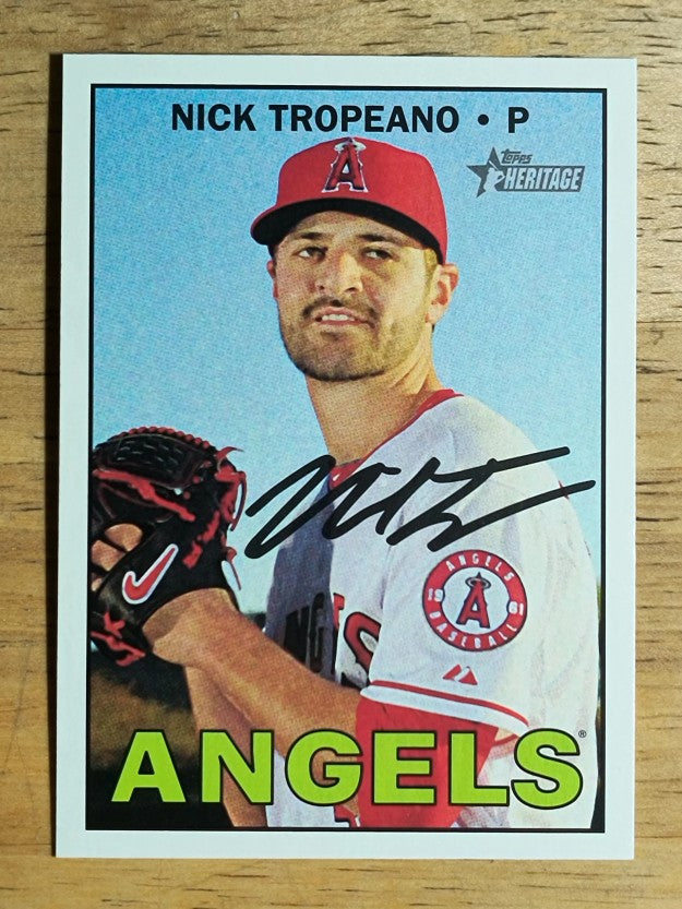 2016 Topps Heritage #577 Nick Tropeano
