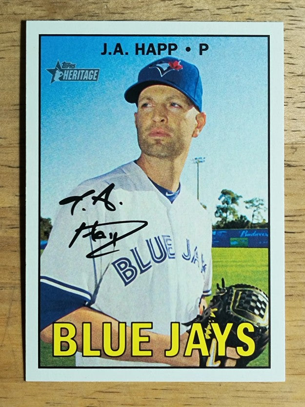 2016 Topps Heritage #586 J.A. Happ
