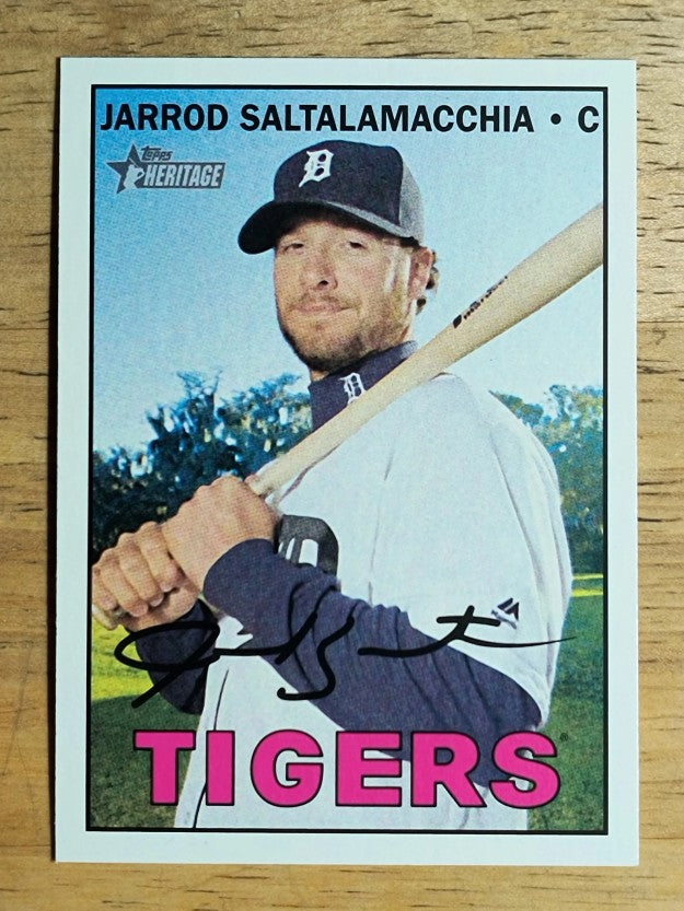 2016 Topps Heritage #610 Jarrod Saltalamacchia