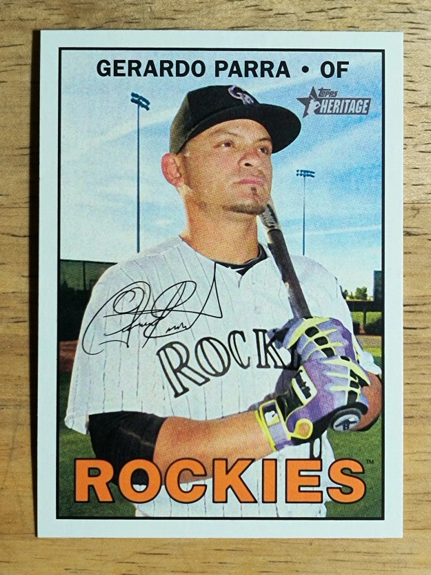 2016 Topps Heritage #625 Gerardo Parra