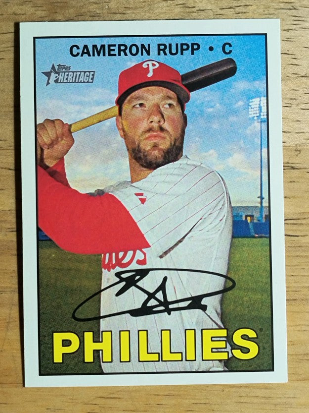 2016 Topps Heritage #658 Cameron Rupp