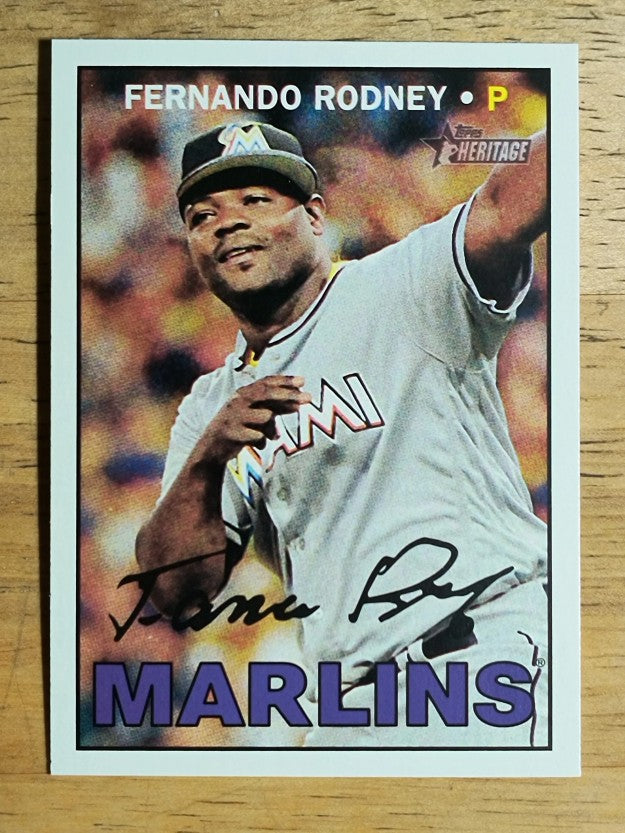 2016 Topps Heritage #666 Fernando Rodney