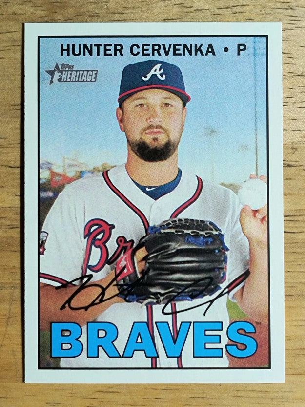 2016 Topps Heritage #673 Hunter Cervenka RC