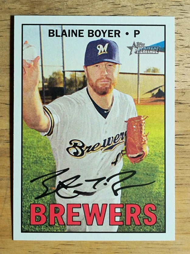 2016 Topps Heritage #675 Blaine Boyer