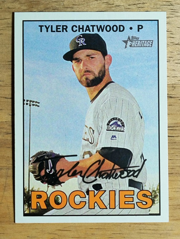 2016 Topps Heritage #680 Tyler Chatwood