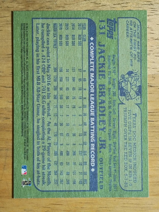 2017 Topps Archives #131 Jackie Bradley Jr.