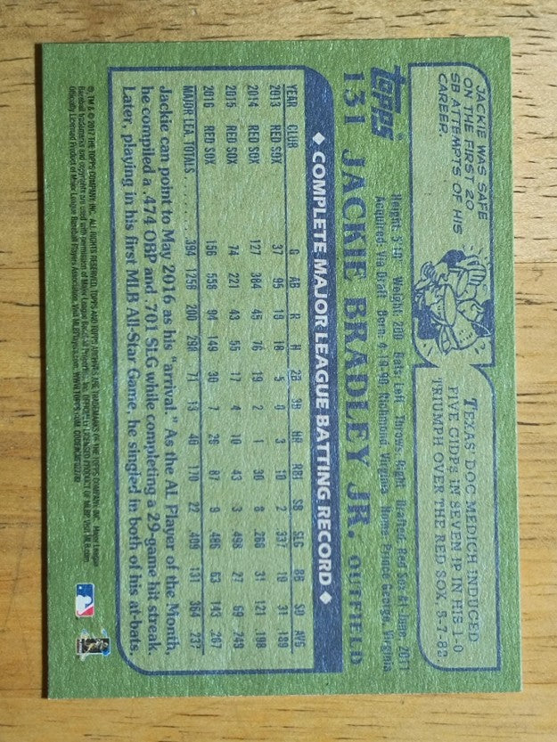 2017 Topps Archives #131 Jackie Bradley Jr.