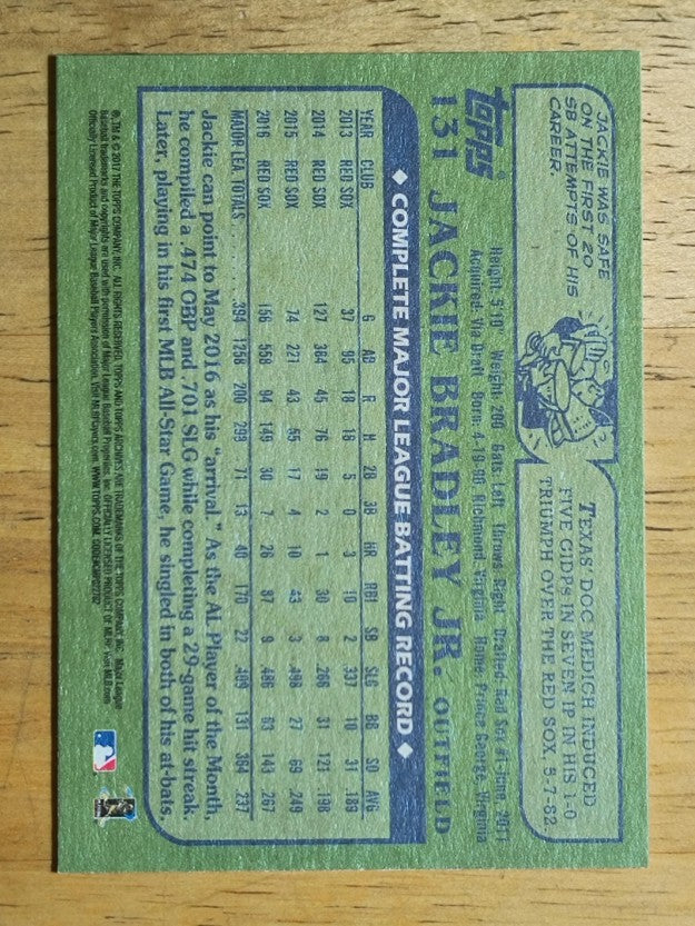 2017 Topps Archives #131 Jackie Bradley Jr.