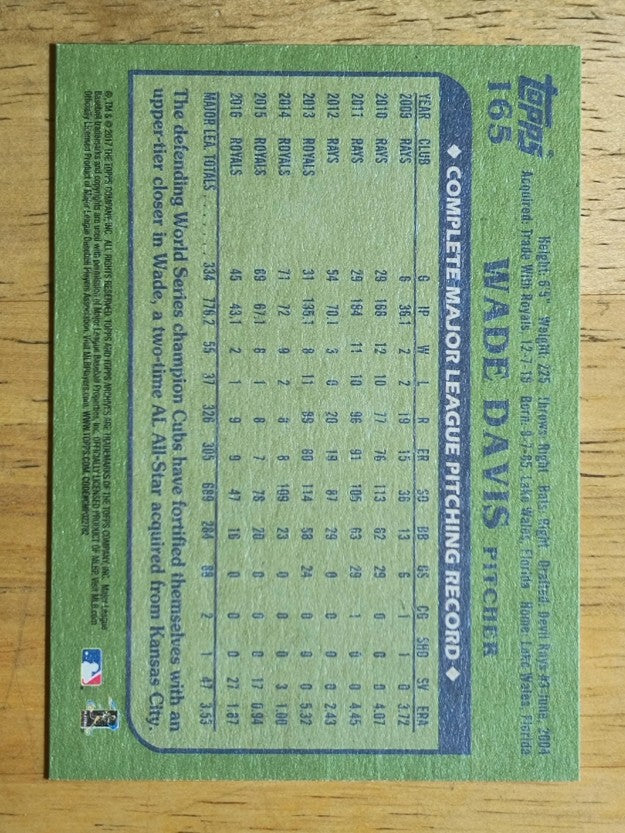 2017 Topps Archives #165 Wade Davis
