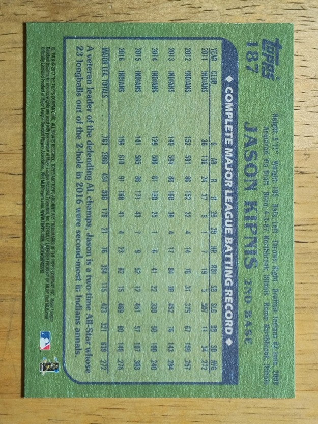 2017 Topps Archives #187 Jason Kipnis