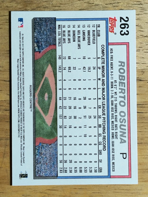 2017 Topps Archives #263 Roberto Osuna