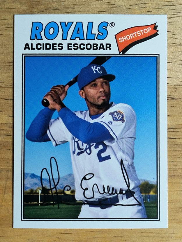 2018 Topps Archives #157 Alcides Escobar