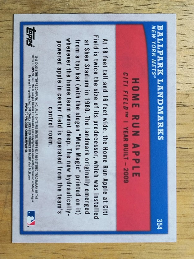 2018 Topps Big League #354 Home Run Apple