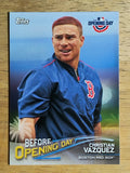 2018 Topps Opening Day Before Opening Day #BODCV Christian Vazquez