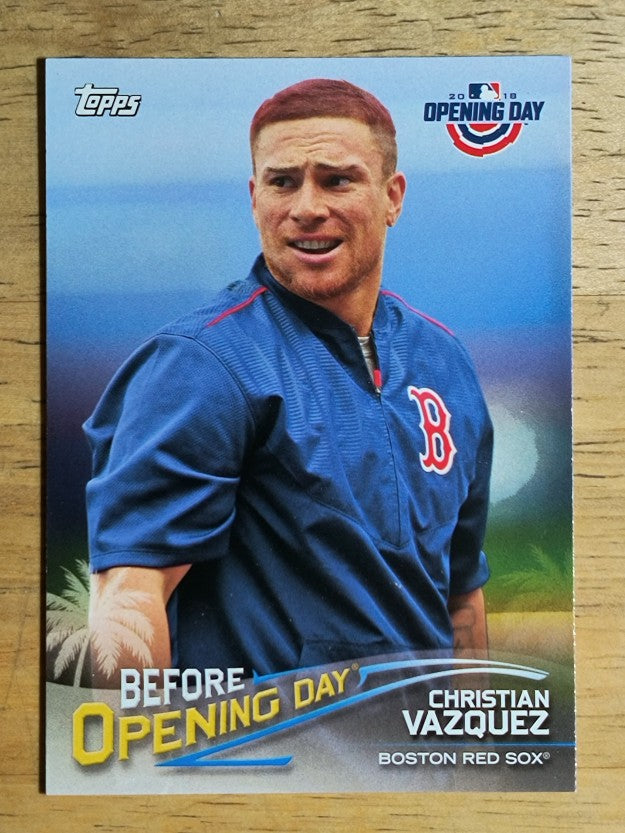 2018 Topps Opening Day Before Opening Day #BODCV Christian Vazquez