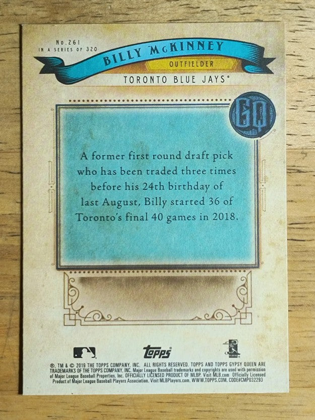 2019 Topps Gypsy Queen #261 Billy McKinney