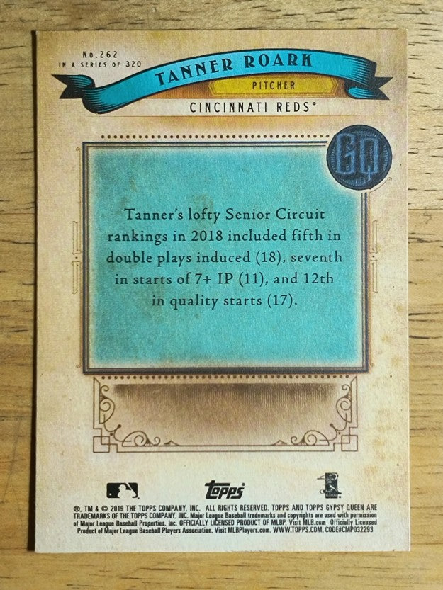 2019 Topps Gypsy Queen #262 Tanner Roark