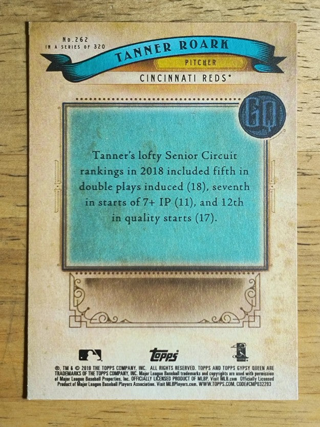 2019 Topps Gypsy Queen #262 Tanner Roark