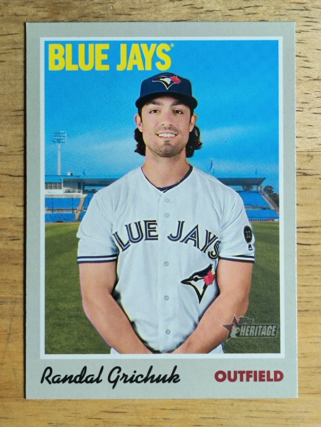 2019 Topps Heritage #38 Randal Grichuk
