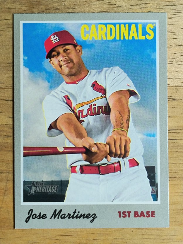 2019 Topps Heritage #40 Jose Martinez