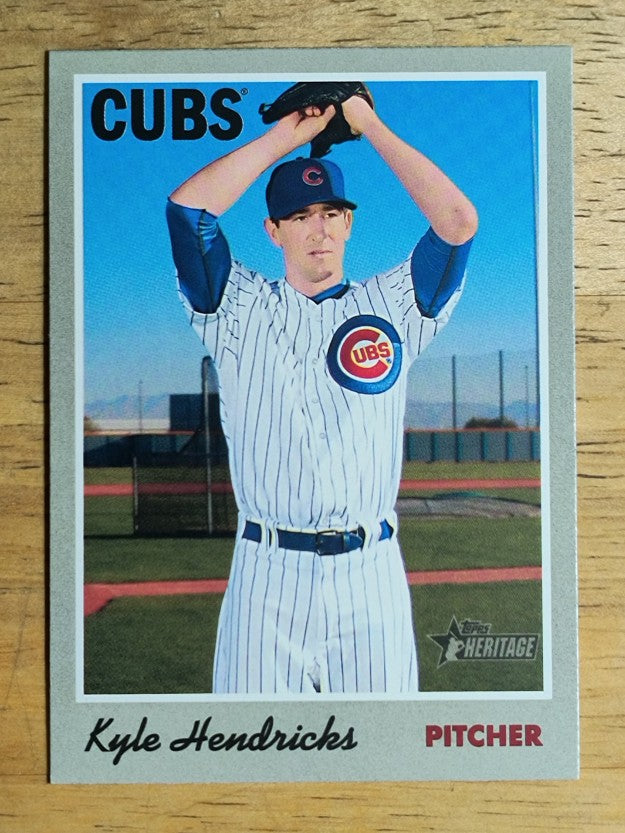 2019 Topps Heritage #46 Kyle Hendricks