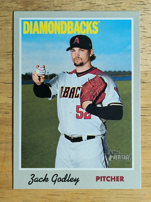 2019 Topps Heritage #47 Zack Godley
