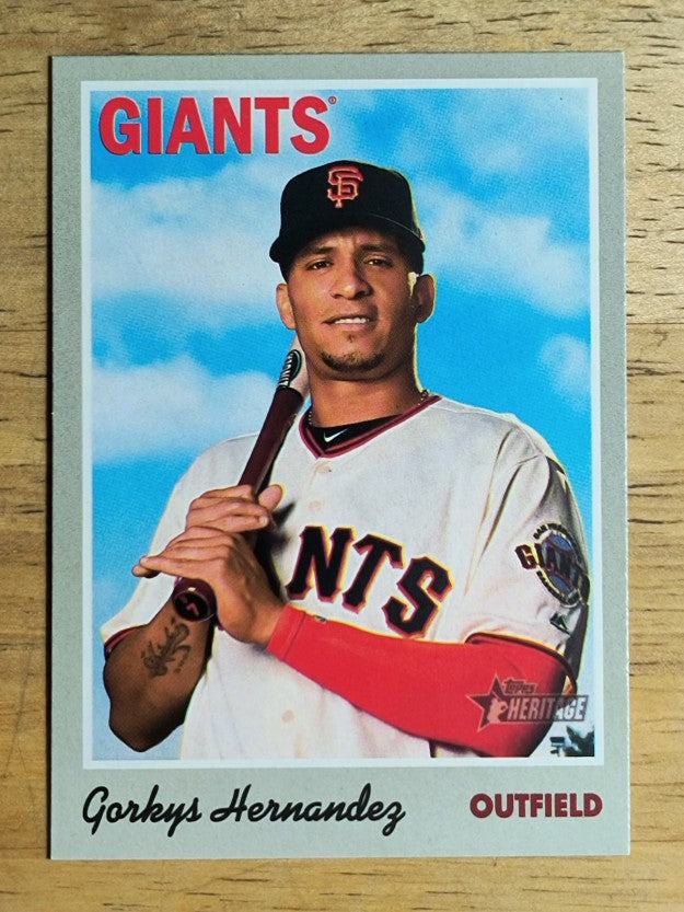 2019 Topps Heritage #58 Gorkys Hernandez