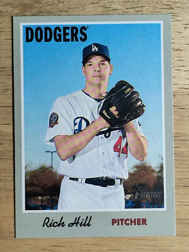 2019 Topps Heritage #97 Rich Hill
