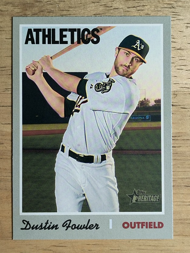 2019 Topps Heritage #140 Dustin Fowler