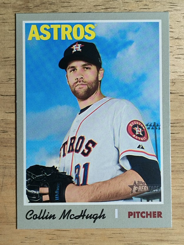 2019 Topps Heritage #155 Collin McHugh