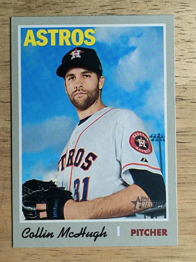 2019 Topps Heritage #155 Collin McHugh