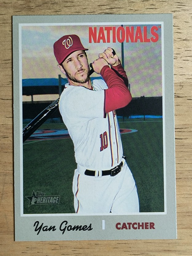 2019 Topps Heritage #184 Yan Gomes