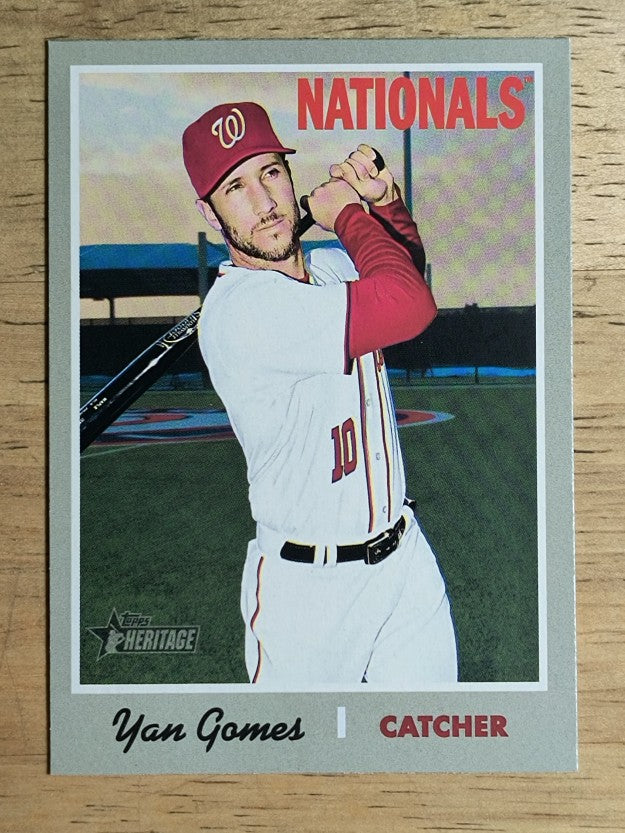 2019 Topps Heritage #184 Yan Gomes