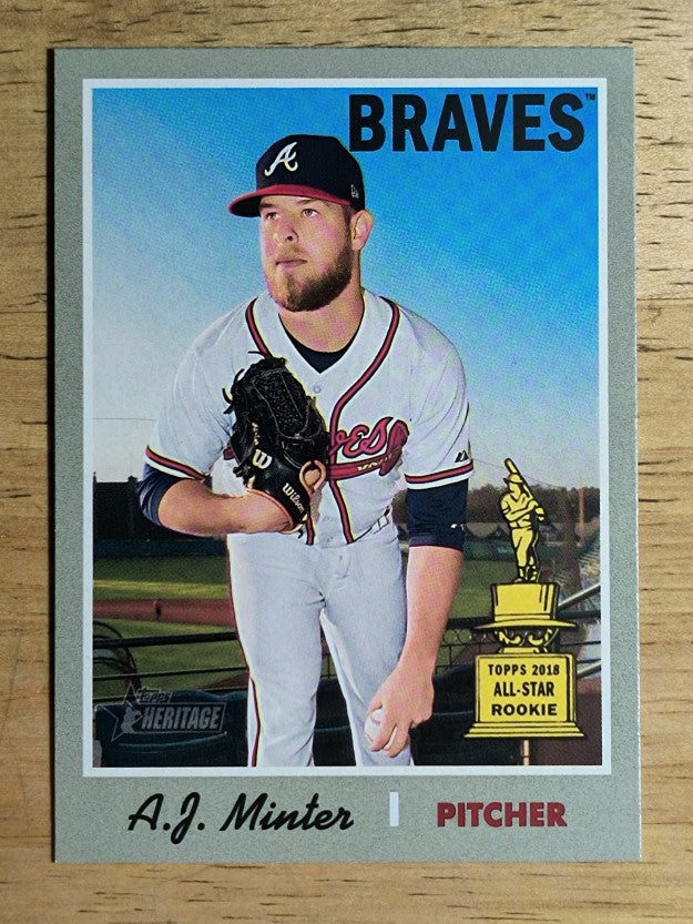 2019 Topps Heritage #232 A.J. Minter