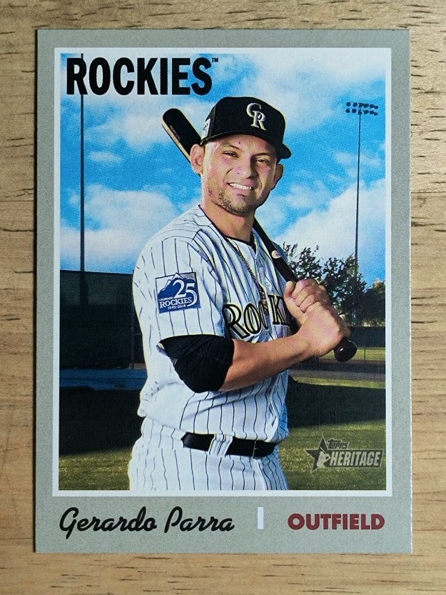 2019 Topps Heritage #248 Gerardo Parra