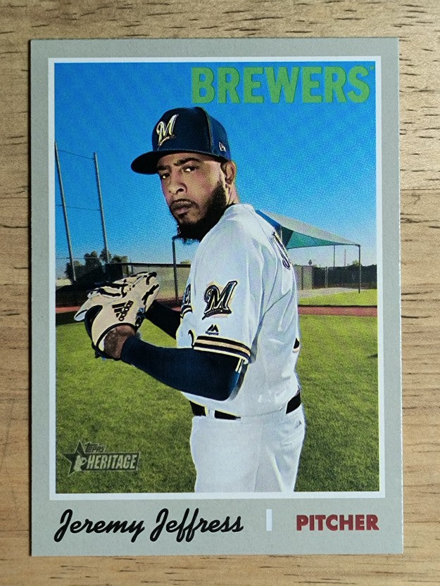 2019 Topps Heritage #249 Jeremy Jeffress