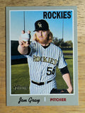 2019 Topps Heritage #255 Jon Gray