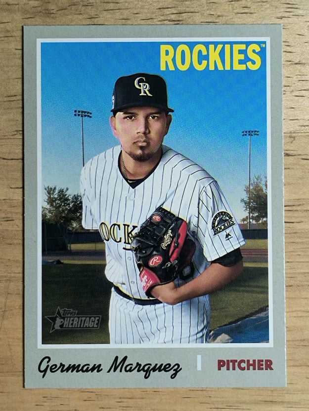 2019 Topps Heritage #260 German Marquez