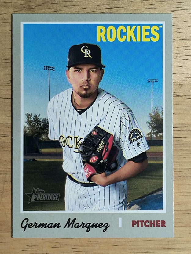 2019 Topps Heritage #260 German Marquez