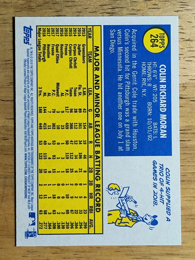 2019 Topps Heritage #264 Colin Moran