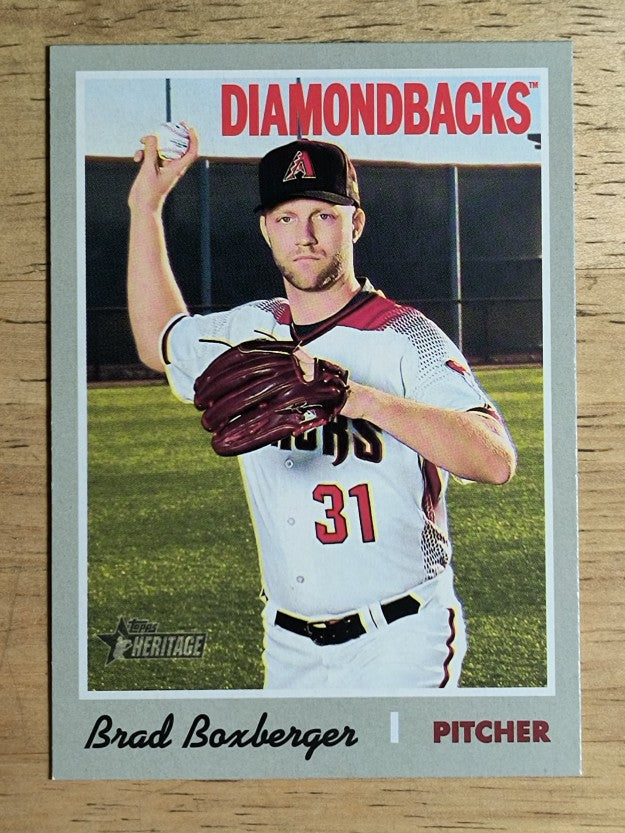 2019 Topps Heritage #268 Brad Boxberger