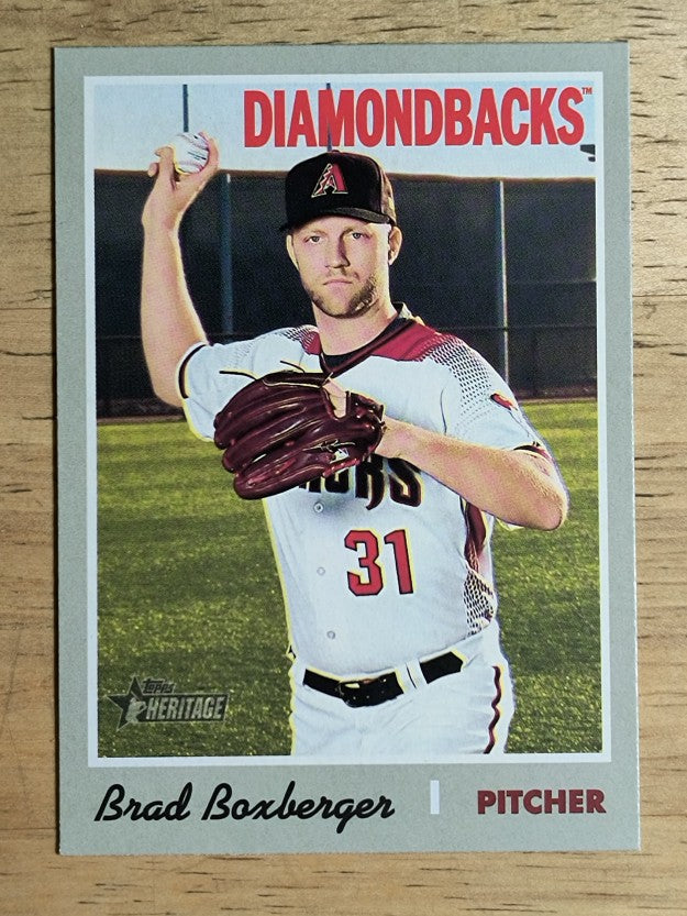 2019 Topps Heritage #268 Brad Boxberger