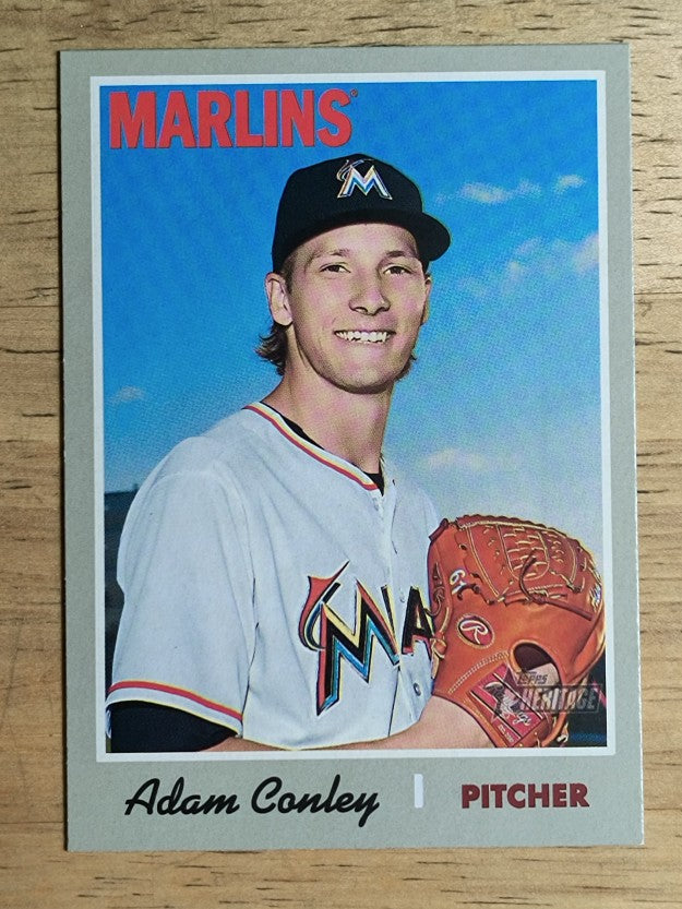 2019 Topps Heritage #283 Adam Conley